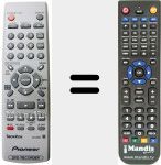 Replacement remote control for VXX2983