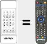 Replacement remote control for REMCON1137