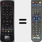 Replacement remote control for EasyHomeTDTflip