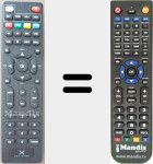Replacement remote control for SM-100A
