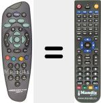 Replacement remote control for RC1630 00
