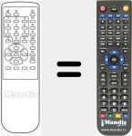 Replacement remote control for RC514B