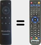 Replacement remote control for Vega S95