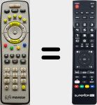 Replacement remote control for Movistar Tv (Imagenio)