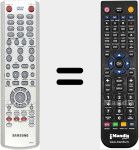 Replacement remote control for 00015K