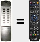 Replacement remote control for 01849