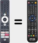 Replacement remote control for RC600 (06A60R41PT001)