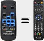 Replacement remote control for RRMCG1017MPPZ (0NYGR7BD1NESP)
