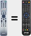 Replacement remote control for RMF-TX621E (100994912)