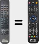 Replacement remote control for RM-R52 (147790111)