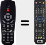 Replacement remote control for 1510X