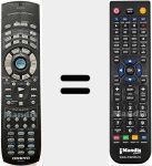 Replacement remote control for RC-511M (24140511)