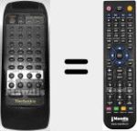 Replacement remote control for RAK-CH202WH