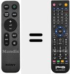 Replacement remote control for RMT-AH513U (930101083)