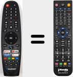 Replacement remote control for RMCEXL0004N