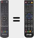 Replacement remote control for RC1910 (20570062)