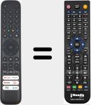 Replacement remote control for RC833 (21001000101)