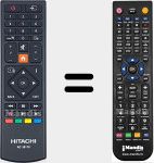Replacement remote control for RC39170 (23728382)
