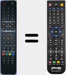 Replacement remote control for RC4825 (30076858)