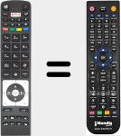 Replacement remote control for RC5118 (30090680)
