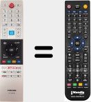 Replacement remote control for CT-8528 (30099677)