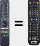 Replacement remote control for RC43160N (30107407)
