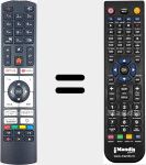 Replacement remote control for RC4518P (30109148)