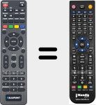 Replacement remote control for RMCCBU0001N (30604011CXUMC001)