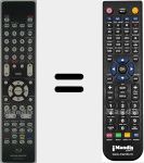 Replacement remote control for RC005UD (307010078008M)