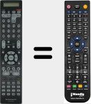 Replacement remote control for RC023SR (30701014200AM)