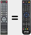 Replacement remote control for RC001PMND (30701025100AS)