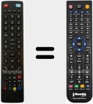 Replacement remote control for 32LEDTV