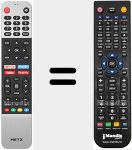 Replacement remote control for 32MTC6110Z