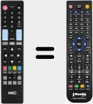 Replacement remote control for 43F6