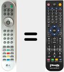 Replacement remote control for 6710V00138M