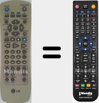Replacement remote control for 6711R1P065A