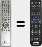 Replacement remote control for 6711R1P108C