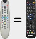 Replacement remote control for 6VM187F
