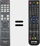 Replacement remote control for RC-1255 (919307102570S)