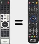 Replacement remote control for RC008CR (943307009740M)