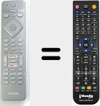 Replacement remote control for YKF456-001 (996599002304)