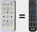 Replacement remote control for MC.JG111.001