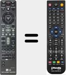 Replacement remote control for AKB37026853