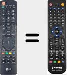 Replacement remote control for AKB72915217