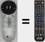 Replacement remote control for AKB73757502