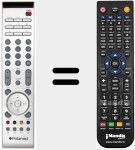 Replacement remote control for REMCON214