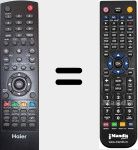 Replacement remote control for TCGJ2100BP (T098GRABDRNTHRJ)