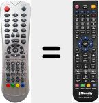 Replacement remote control for B 3210 HD