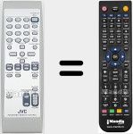 Replacement remote control for RM-SRVNB70 (BI600NB7005S)
