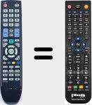 Replacement remote control for BN59-00887A